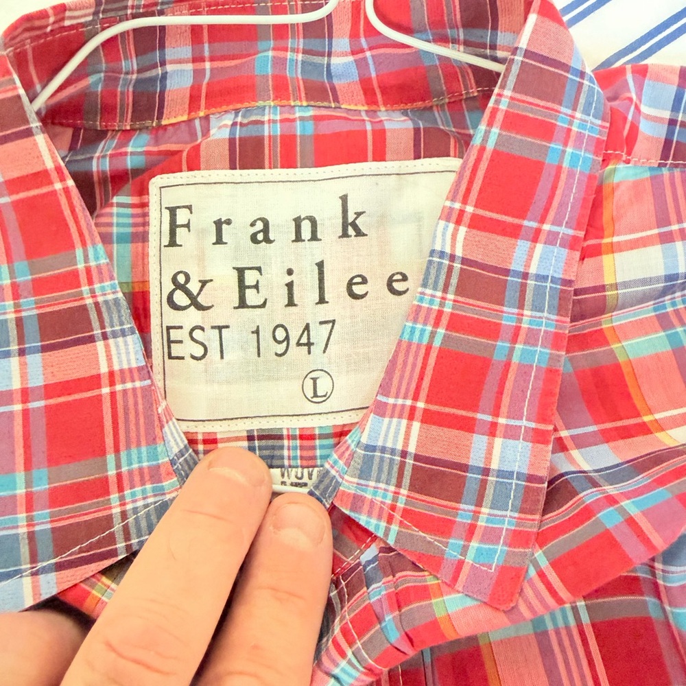 (8) Frank & Eileen Men’s Shirts Bundle- Large